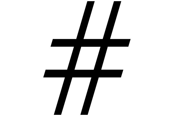 Sharp Hashtag Symbol