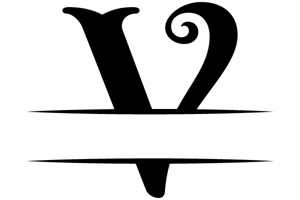 Gothic Font with Swirl