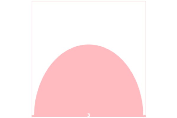 Simplicity in Design: A Pink Circle in a White Square