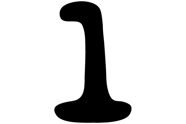 Simple Black T-Bar with Base