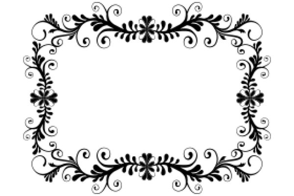Elegant Floral Border