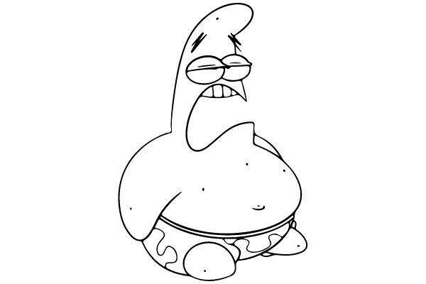 Patrick Star Expressing Displeasure