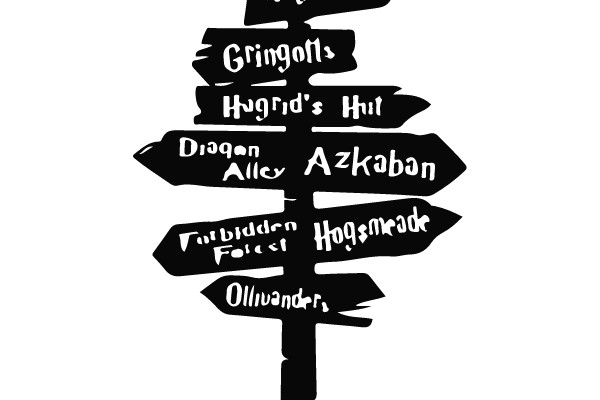 Hogwarts Signpost