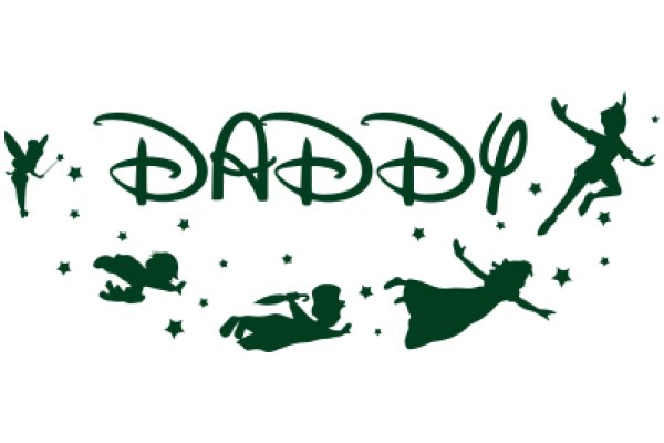 Disney Dad: A Silhouette Tribute to Fatherhood