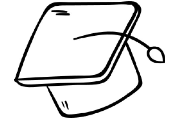 A Simple Line Drawing of a Book