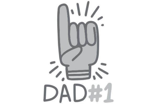 Celebrating Father's Day with a Unique Gift: A Hand-Drawn Illustration of a Light Bulb with the Number 1