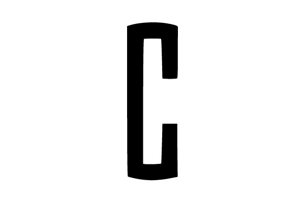 Block Letter E