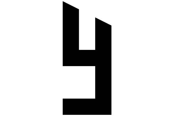 L-shaped Black Object
