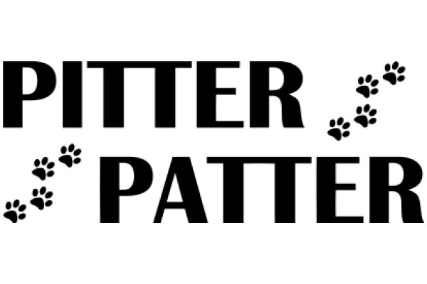 Pitter Patter: A Playful Exploration of the Word 'Pitter Patter' with Paw Prints