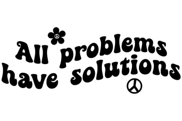 Peaceful Problems: A Graphic Design with a Message of Harmony and Solutions