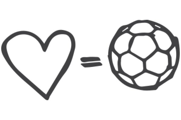 A Simple Equation of Love and Sports: A Heart and a Soccer Ball