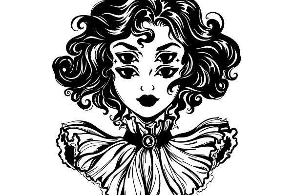 Monochrome Masquerade: A Tale of Intrigue and Elegance