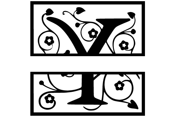 Floral Monogram Design