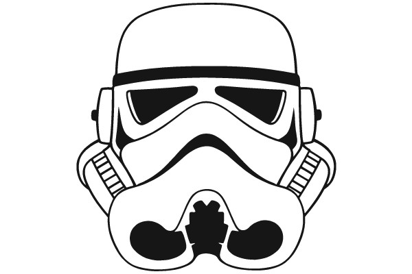 Stormtrooper Helmet Illustration