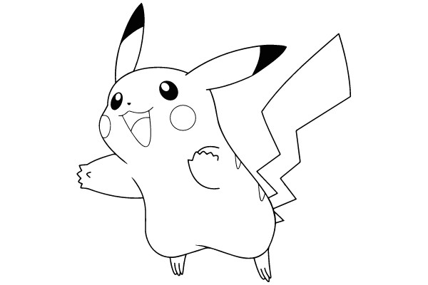 Pikachu in Flight