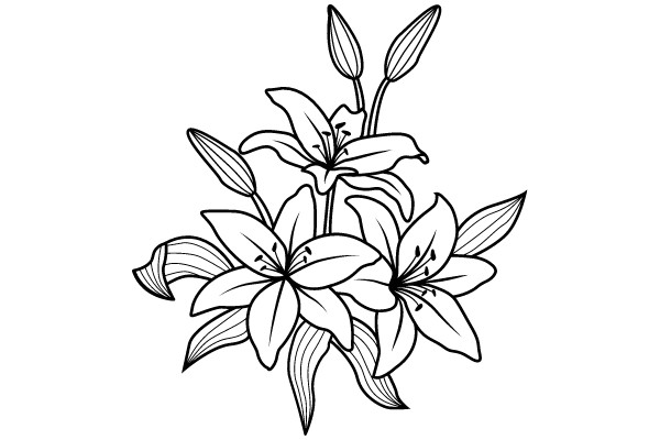 Elegant Floral Artwork