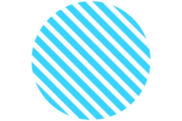 Stylized Blue and White Circular Pattern