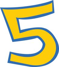 Vibrant Number Five: A Symbol of Success and Growth