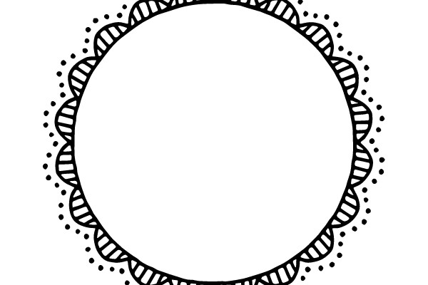 Circular Patterned Frame