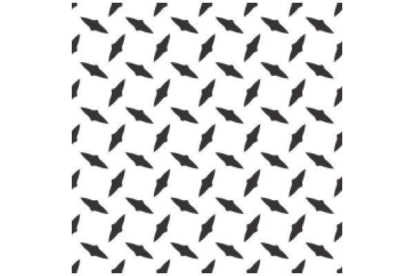 A Pattern of Black Arrows on a White Background