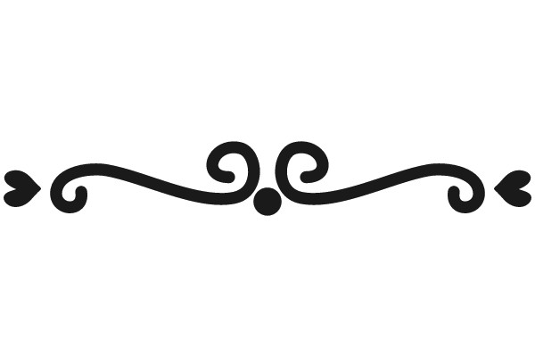 Symmetrical Swirls and Dots Design