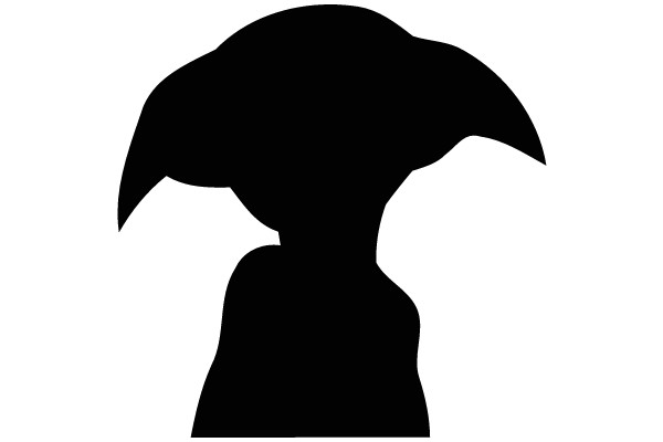 A Silhouette of a Mushroom.