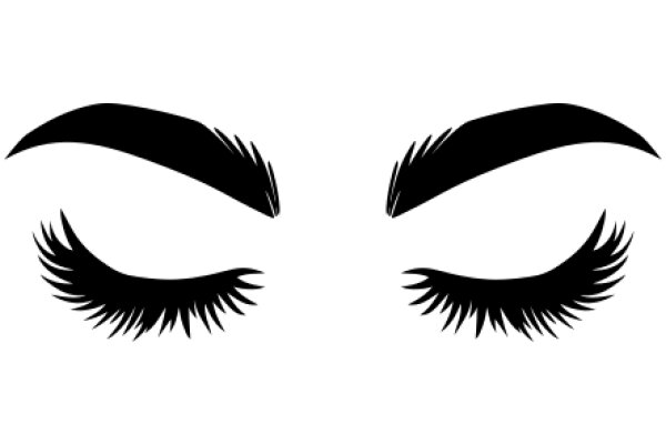 Elegant Eyelashes: A Close-up View of Beauty