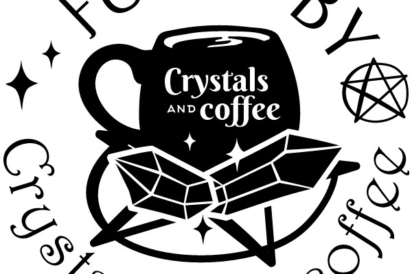 Fueled by Crystals and Coffee: A Logo for a Unique Business