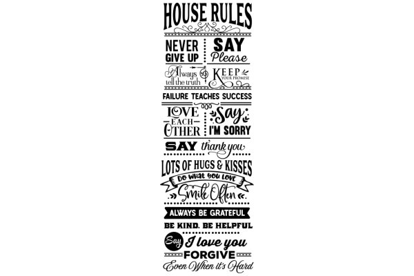 House Rules: A Collection of Inspirational Quotes and Sayings