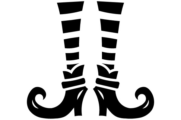 Tall Boots with Curved Tips