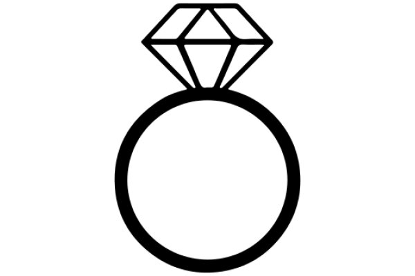 A Symbol of Commitment: A Ring with a Diamond on Top