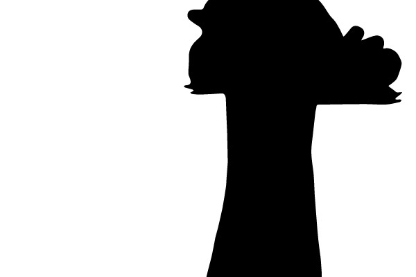 Silhouette of a Curious Meerkat