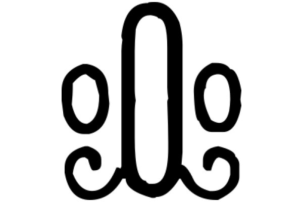Stylized Logo with Abstract Design