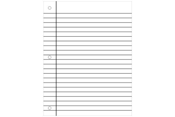Blank Notebook Page with Grid Lines
