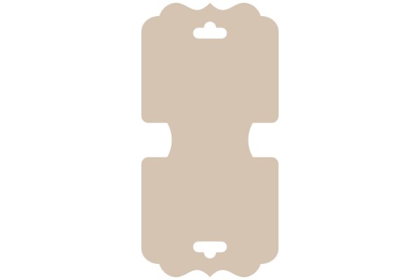 A Simple, Solid Brown Shape