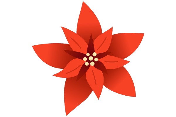 Red Poinsettia Clip Art