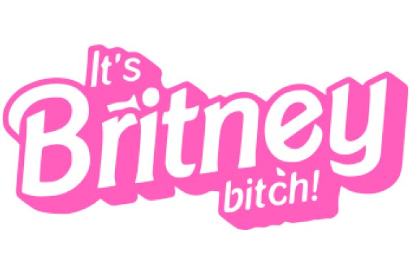 Bright Pink Logo for a Brand Called 'It's Britney Bitch!'