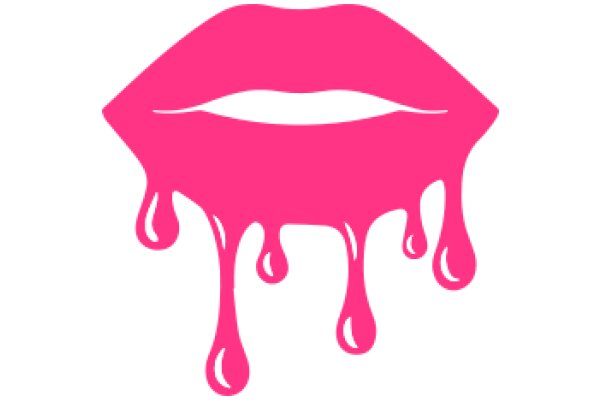 Pink Lipstick with Drops of Pink