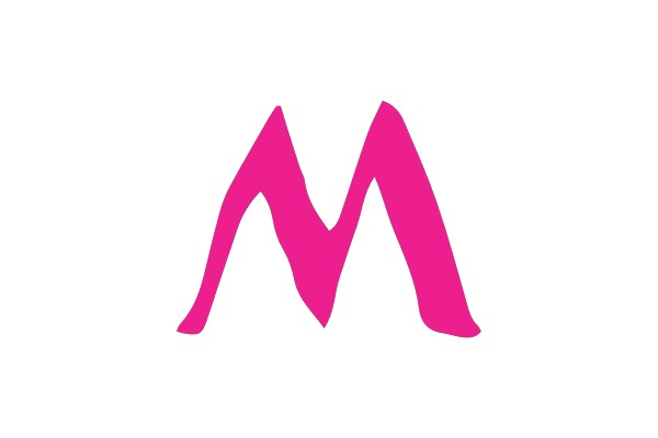 Bold Pink 'M' Logo