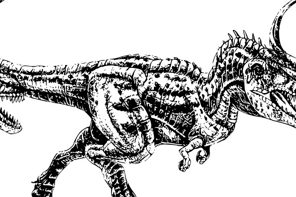 Reptilian Beast in Motion