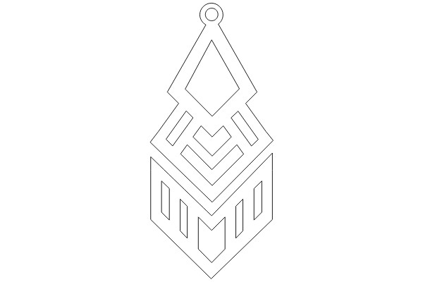 Geometric Elegance: An Intricate Pendant Design