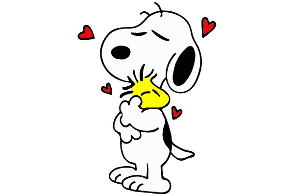 Snoopy's Valentine Kiss