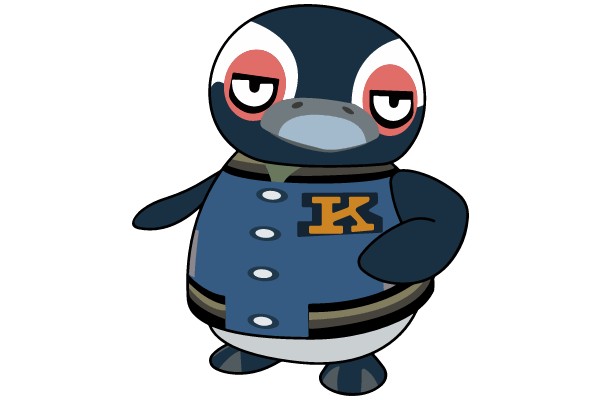 Penguin in Collegiate Vest