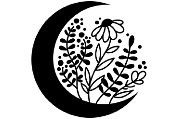Moonlit Garden: A Illustration