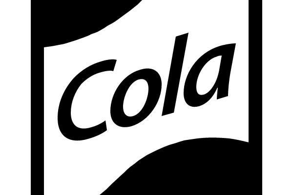 Coca-Cola Can with White Lettering