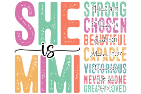 Celebrating the Strength and Beauty of Shemi: A Colorful Affirmation Poster