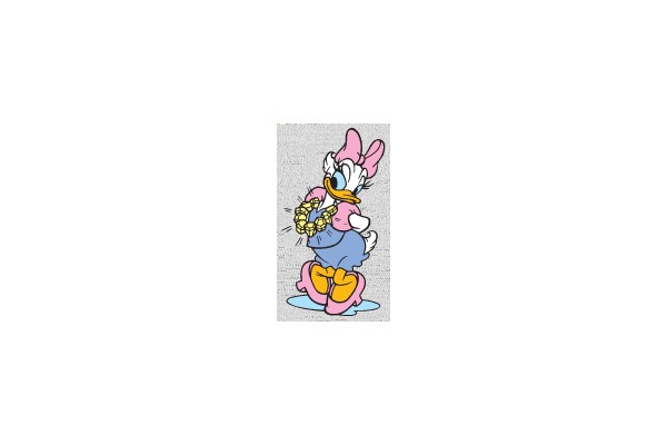 Donald Duck in a Pink Bow
