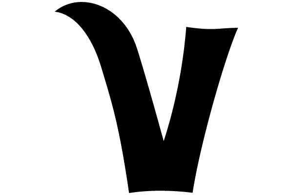 Bold Black Letter V