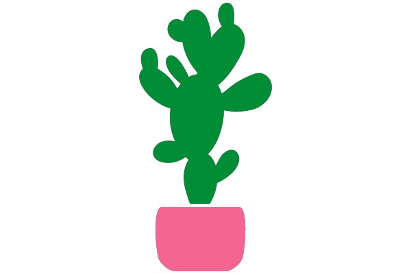 Cactus in a Pink Pot