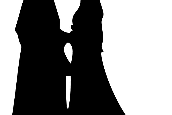 Bride and Groom Silhouette